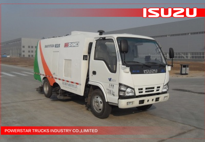 88KW Isuzu 4KH1-TCG40 vacuum sweeper Truck mounted street sweeper 