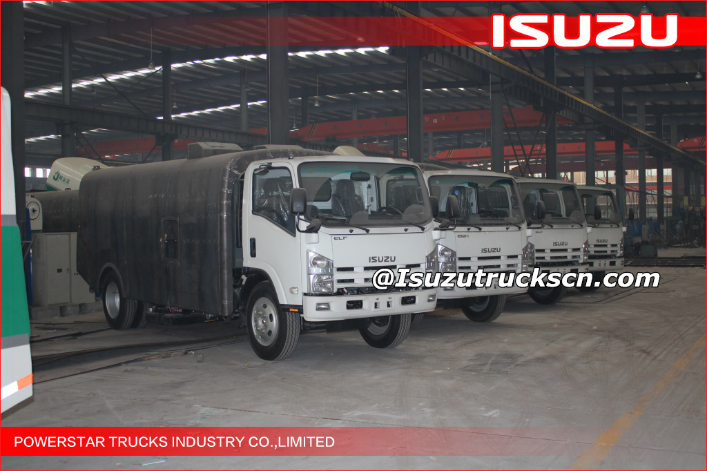 EFL Isuzu caminhão varredor a vácuo para limpeza de estradas varredor industrial Isuzu