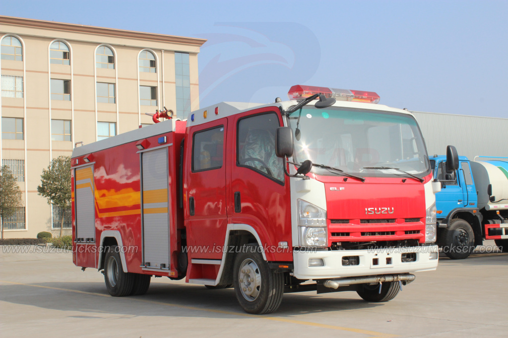 NPR ELF Water Fire Engine Truck to Mongolia