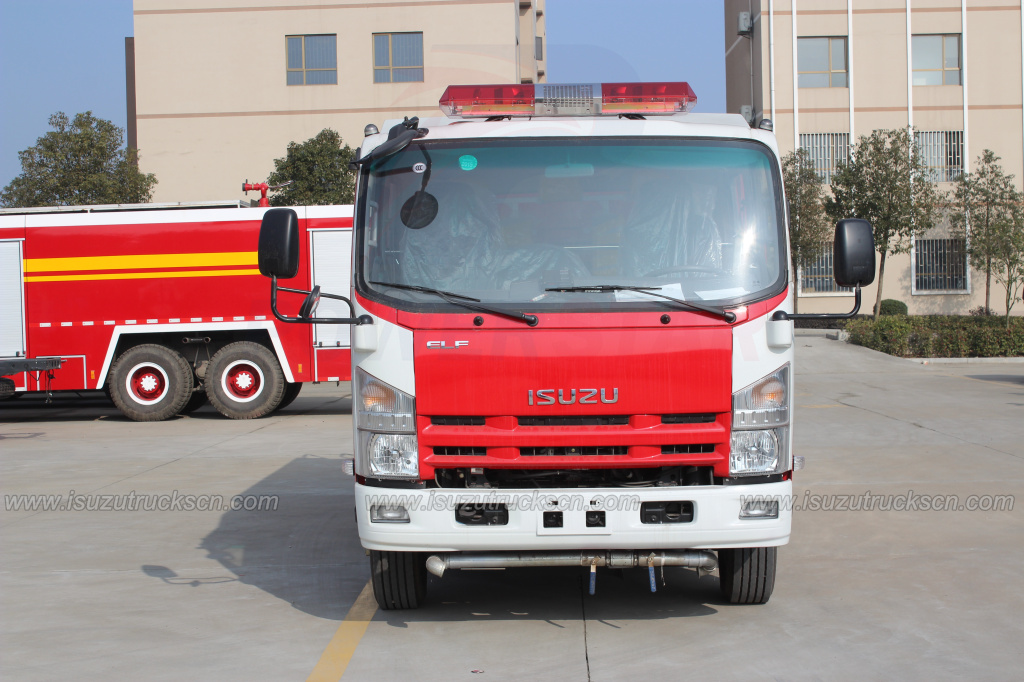 Caminhão de bombeiros aquático NPR ELF para a Mongólia