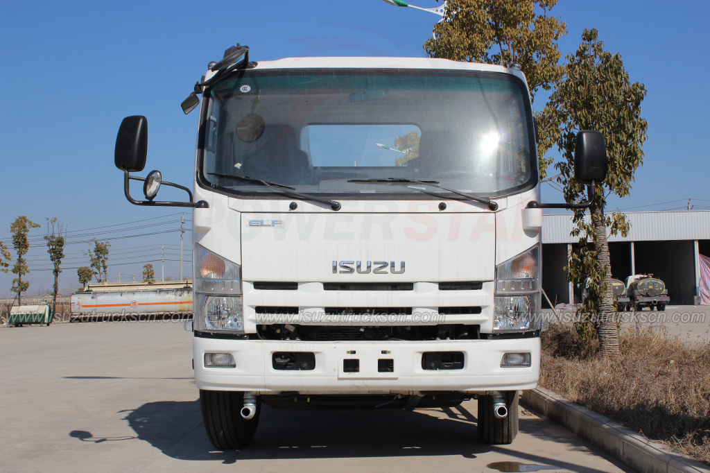 Japonês 7000L 8000L ELF Isuzu regando caminhão-tanque rua springkler caminhão