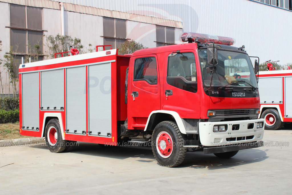 2016 Novo caminhão de bombeiros de espuma FTR ISUZU 190hp para venda