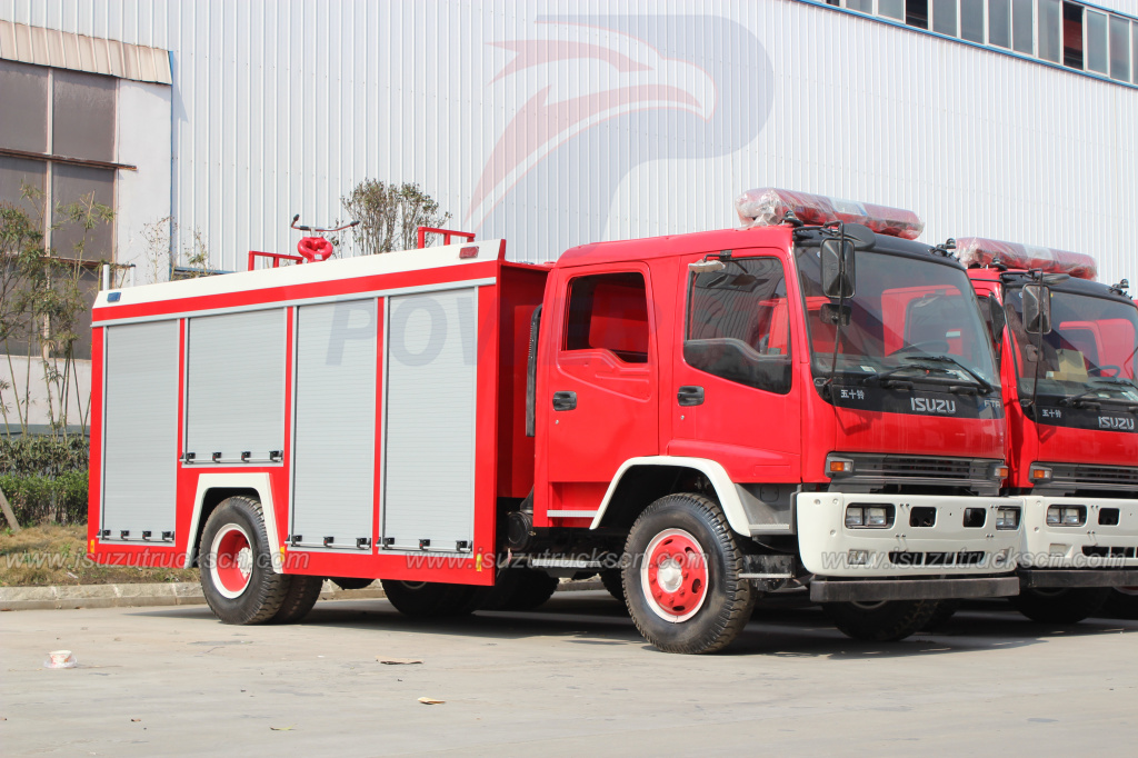 2016 Novo caminhão de bombeiros de espuma FTR ISUZU 190hp para venda