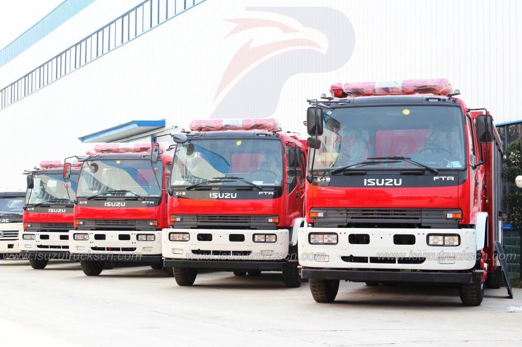 Veículo de combate a incêndio de espuma ISUZU FTR/caminhão de bombeiros