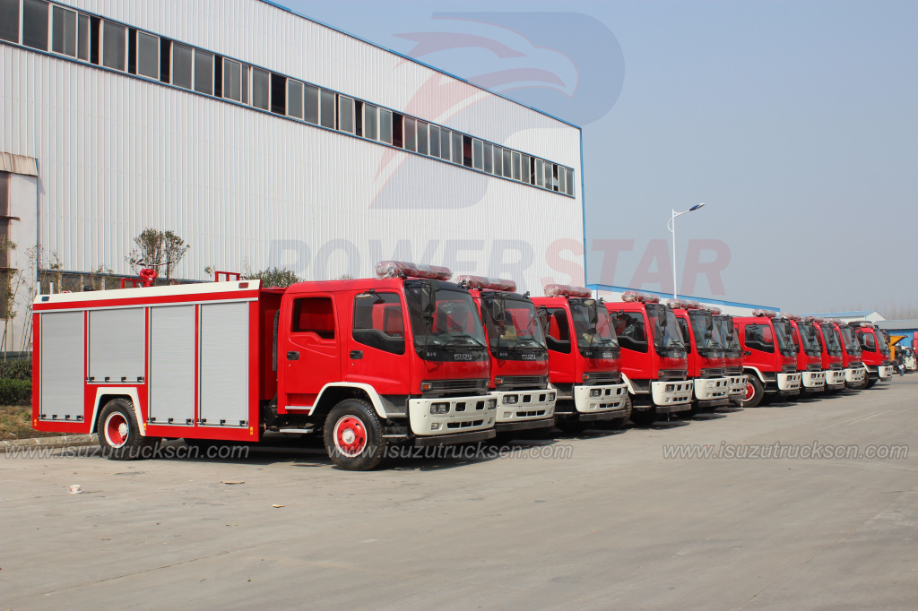 Veículo de combate a incêndio de espuma ISUZU FTR/caminhão de bombeiros