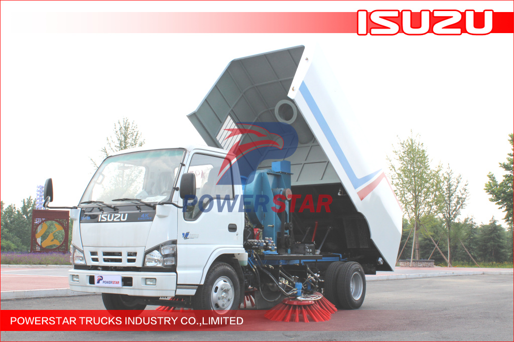 Varredora de estrada Isuzu 5cbm para Filipinas