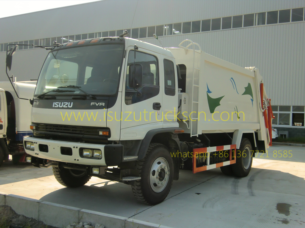 Customer made 12CBM 10cbm waste compactor truck Isuzu