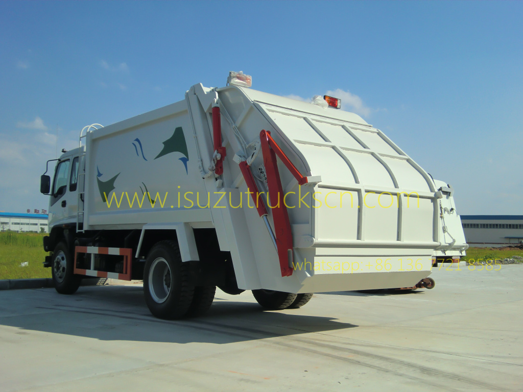 Customer made 12CBM 10cbm waste compactor truck Isuzu