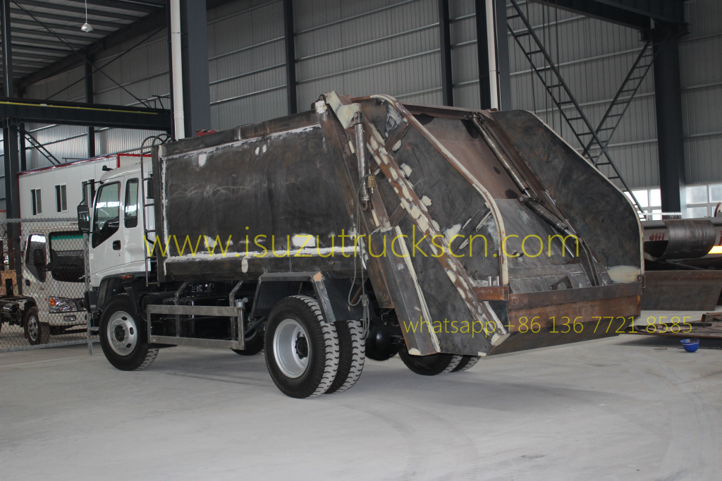 Customer made 12CBM 10cbm waste compactor truck Isuzu