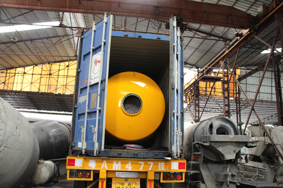 shipment for 8m3 Concrete Mixing Drum Kit 