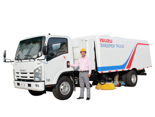 Japão KATO projeta caminhões varredores de estrada Isuzu da powerstar