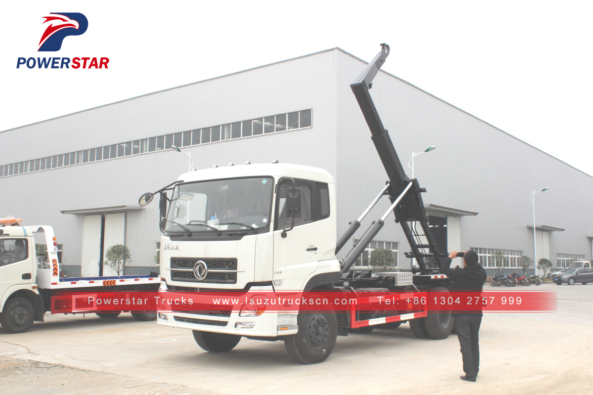 20 toneladas Togo Hooklift coleta de lixo caminhão de lixo china para venda