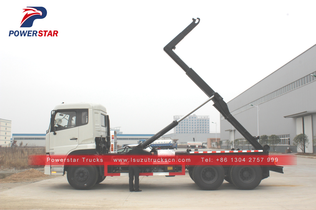 20 toneladas Togo Hooklift coleta de lixo caminhão de lixo china para venda