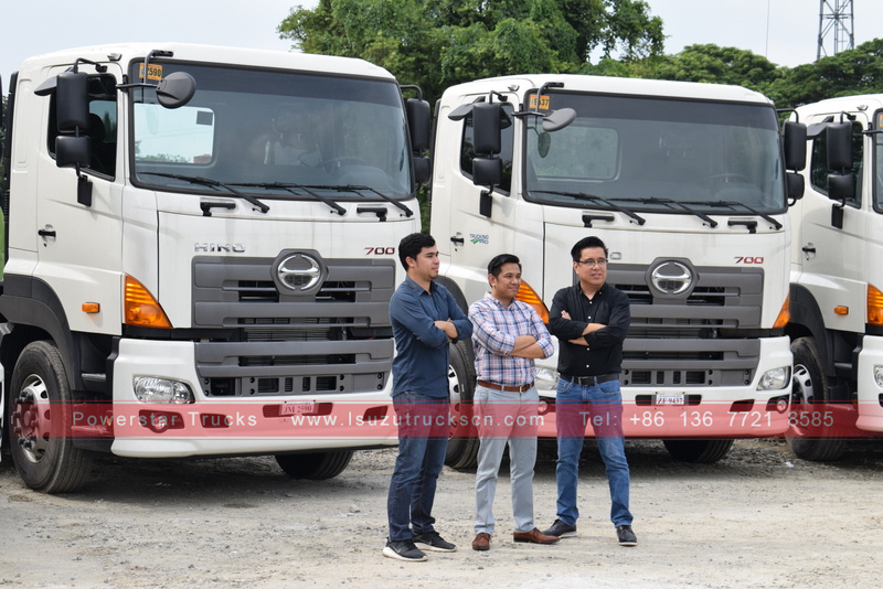 Cabeça de trator 6X4 de Mianmar / motor principal hino para venda