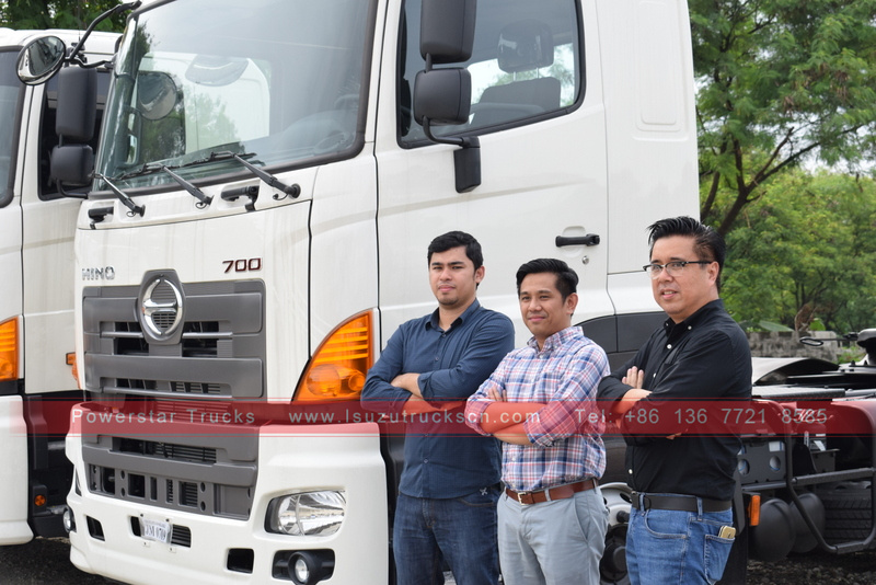 Cabeça de trator 6X4 de Mianmar / motor principal hino para venda