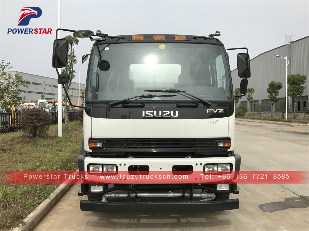 Mongolia ISUZU FVZ water delivery truck water spray bowser for sale