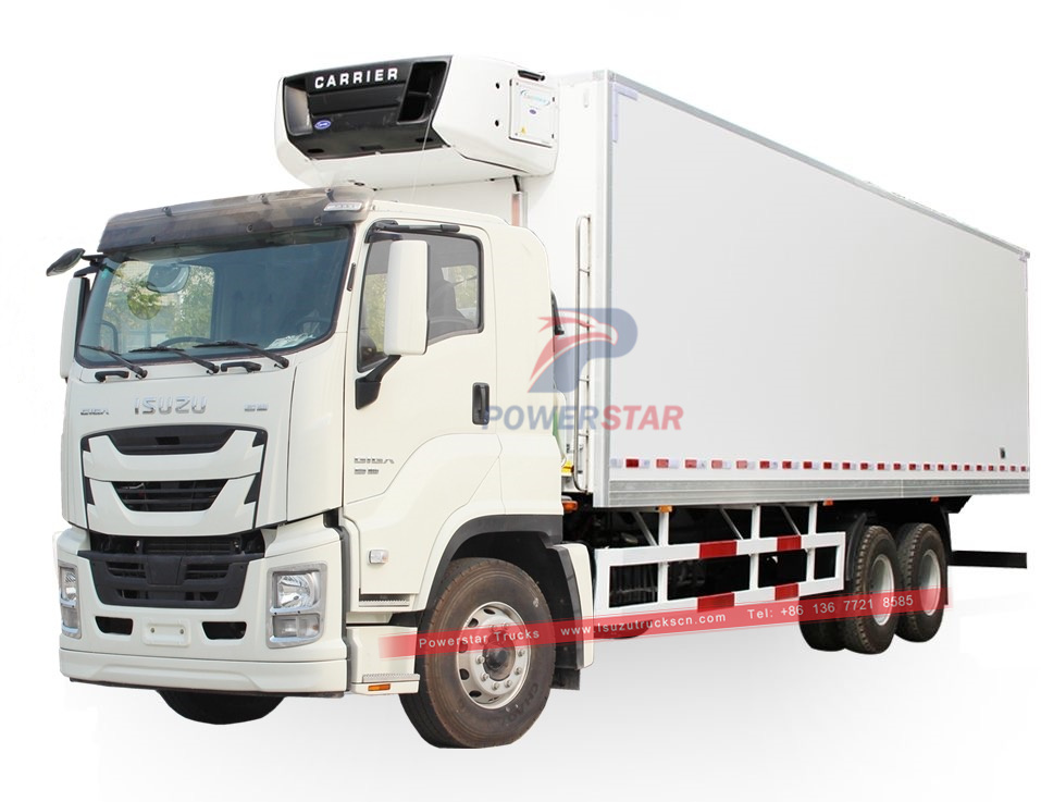 Caminhão refrigerado Japão ISUZU GIGA com unidade de refrigeração Thermo King