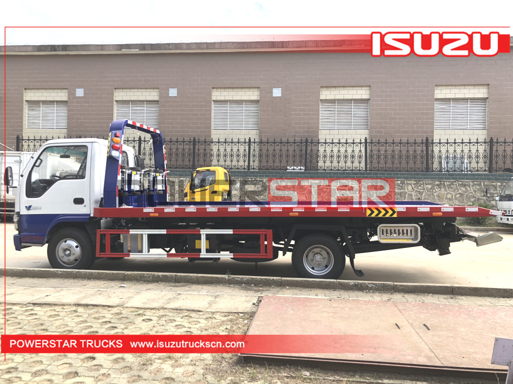 Brand new Customized Flatbed Carrier ISUZU Wrecker Tow Trucks 3Tons for sale