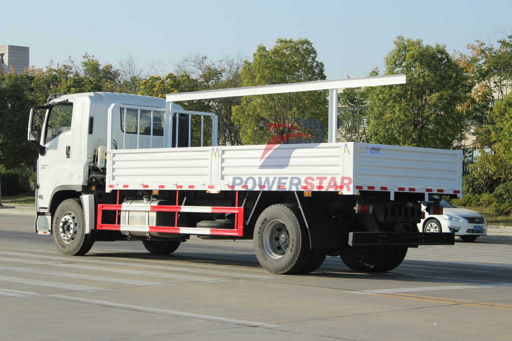 ISUZU GIGA 6*4 380HP sidewall Fence Dropside 10wheeler Cargo Trucks for sale