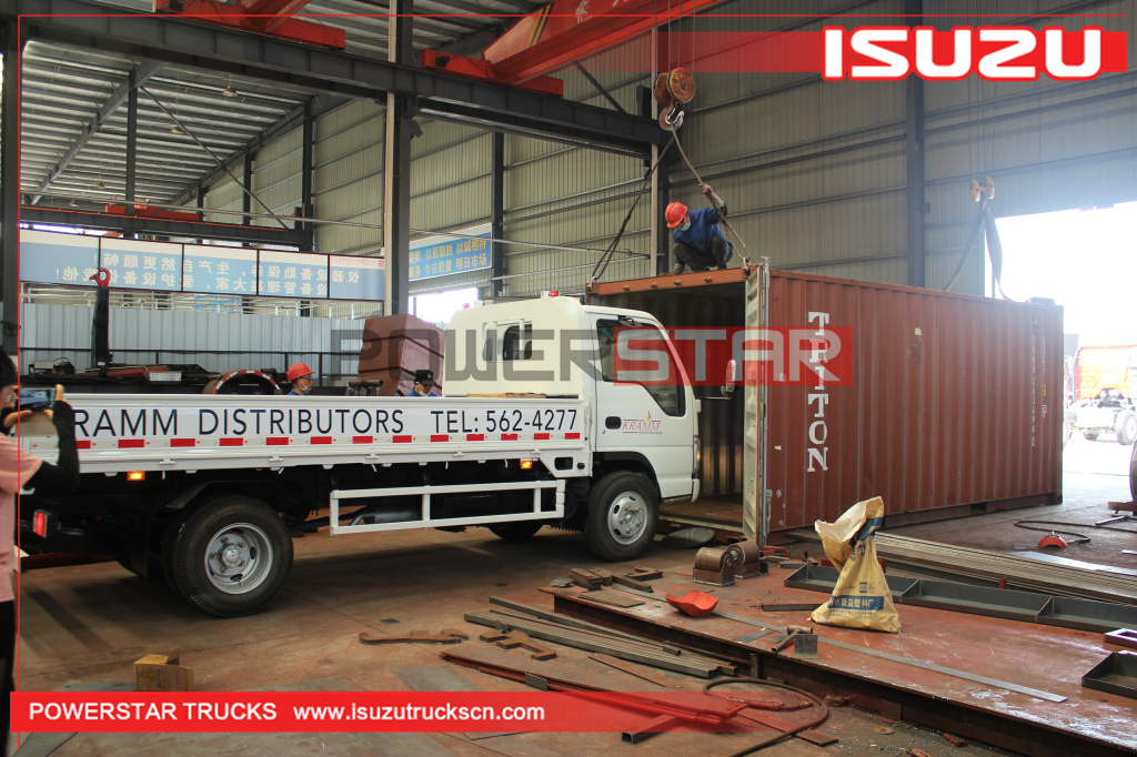 New ISUZU 100P Elf Dropside Sidewall Cargo Van Trucks