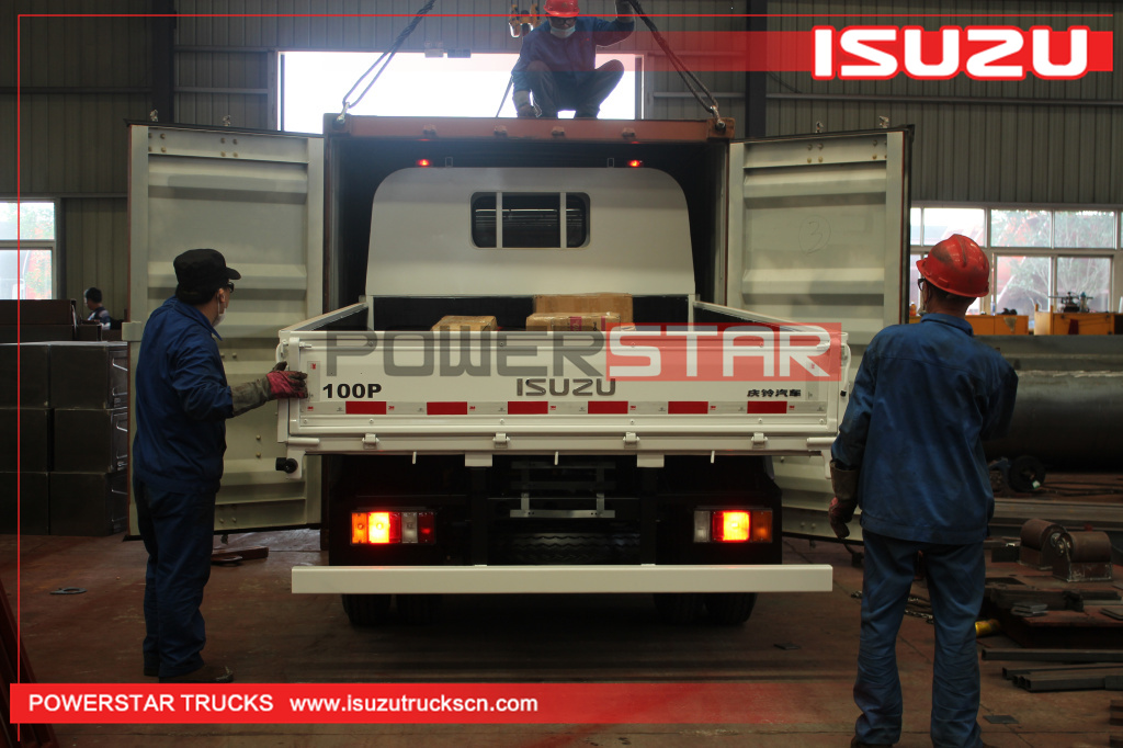 New ISUZU 100P Elf Dropside Sidewall Cargo Van Trucks