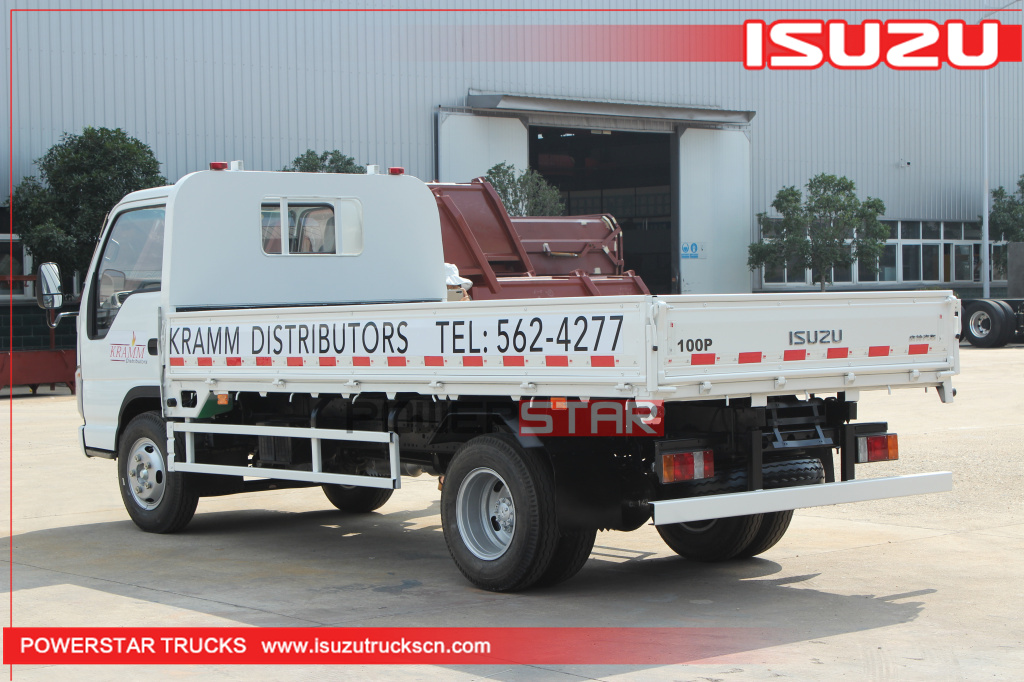 Antigua Isuzu 100P lega mega 4X2 Caminhão de carga leve Dropside para venda