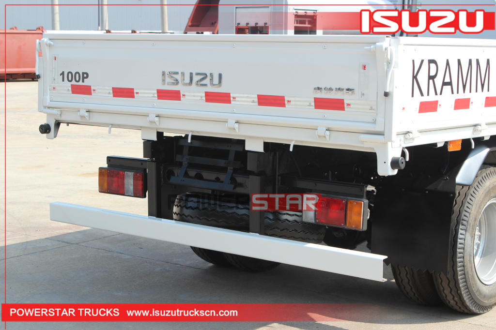 Antigua Isuzu 100P lega mega 4X2 Caminhão de carga leve Dropside para venda