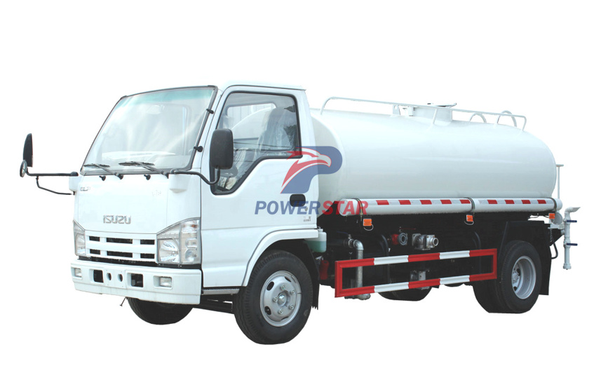 Caminhões de pulverização de água ISUZU ELF 100P lega mega