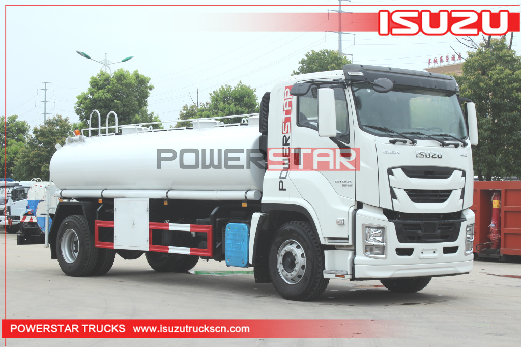 ISUZU Stainless Steel Drinking Water Truck 12m3 GIGA Potable Water Spray Trucks