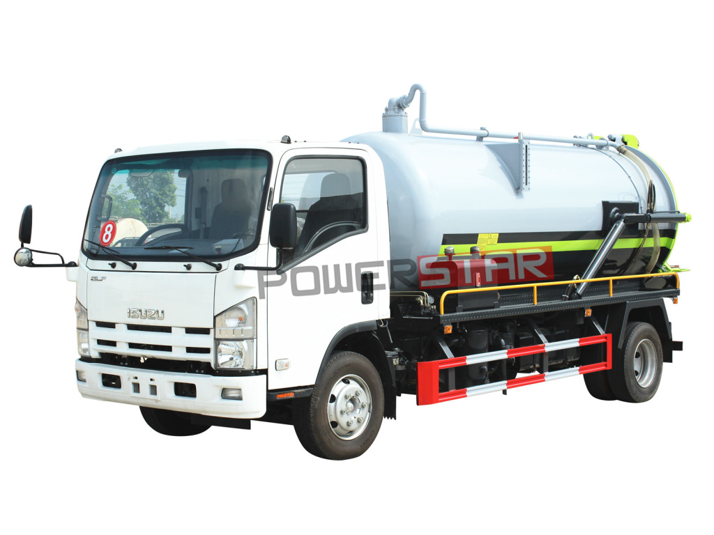 Caminhões de limpeza de esgoto por sucção ISUZU 700P