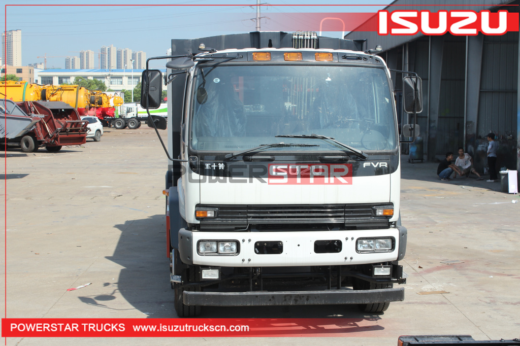 Caminhão de lixo comprimido 240HP do caminhão de lixo do compressor de Mongólia ISUZU FTR FVR