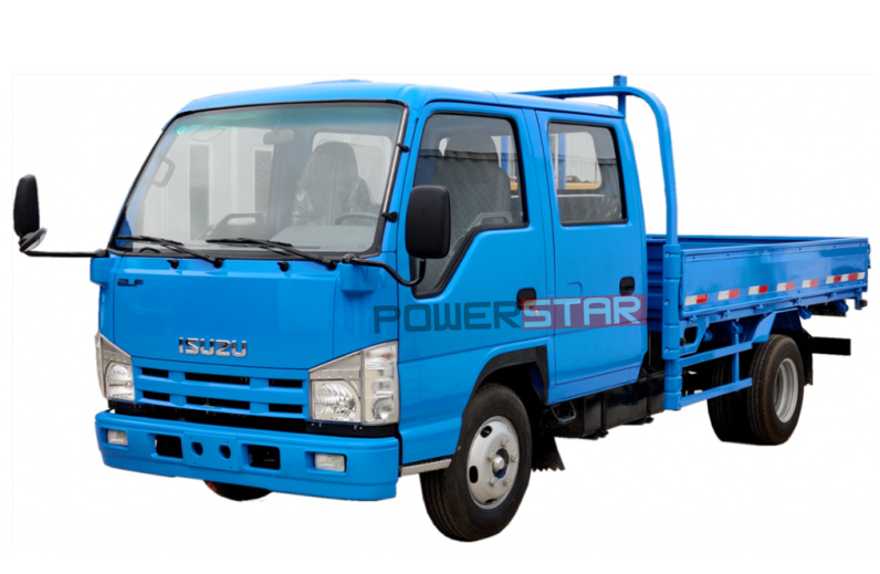 2ton 3ton ISUZU caminhão de carga com cabine dupla mini caminhão Van veículo