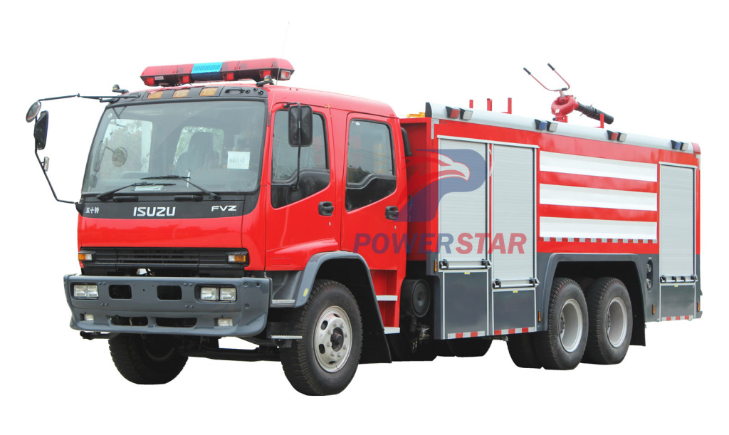 Caminhão de bombeiros de espuma de água ISUZU FVZ