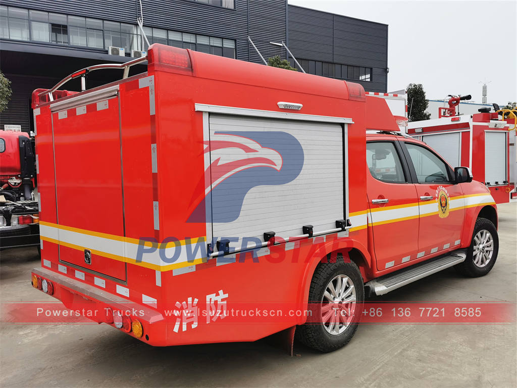 Good price ISUZU 4Ã—4 pickup fire rescue truck