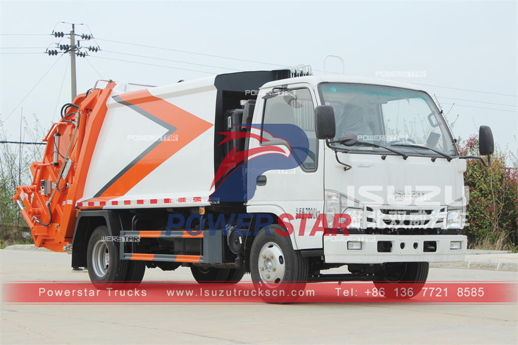 Carregador traseiro ISUZU 100P 6CBM para Filipinas