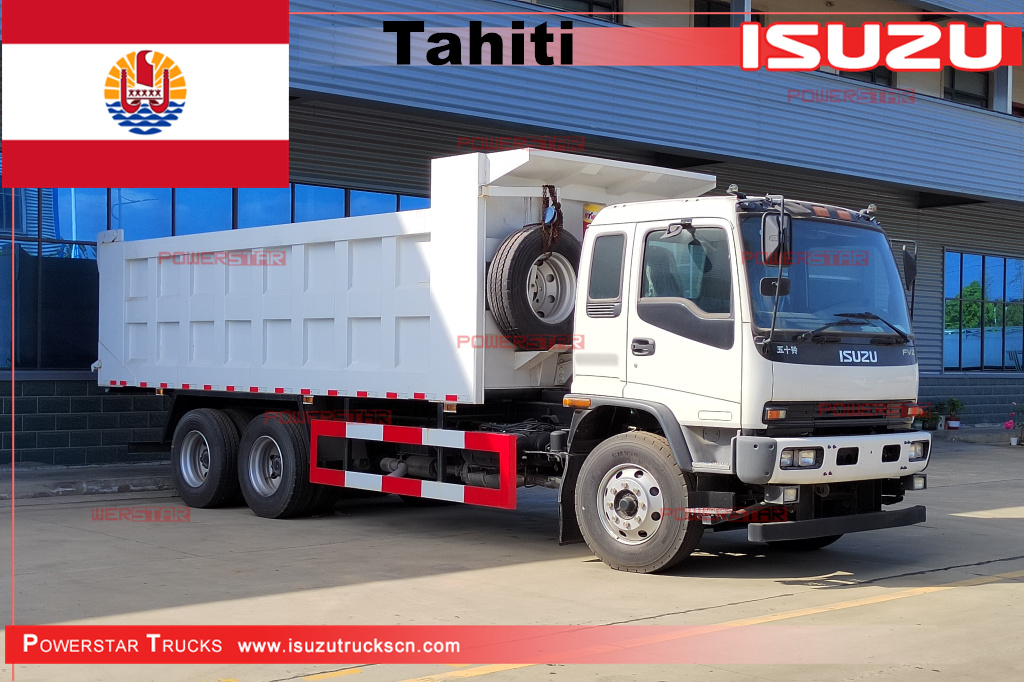 Caminhão basculante basculante de Japão ISUZU FVZ FVR com movimentação à esquerda 10 rodas 6X4 8X4