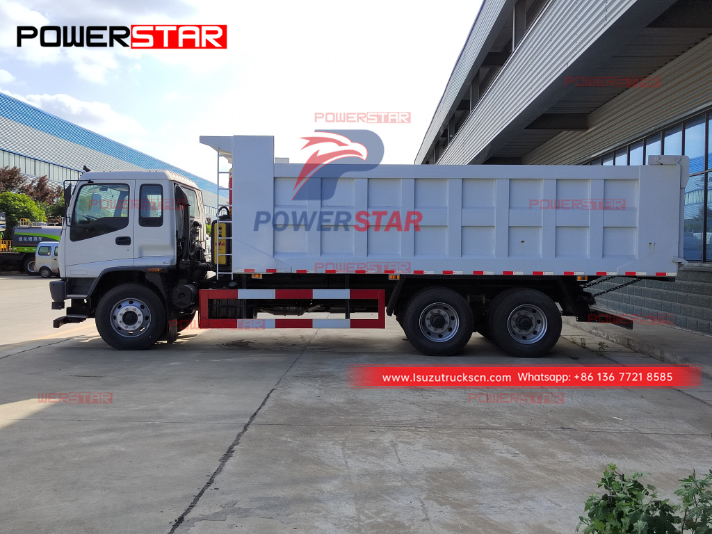 Caminhão basculante basculante de Japão ISUZU FVZ FVR com movimentação à esquerda 10 rodas 6X4 8X4