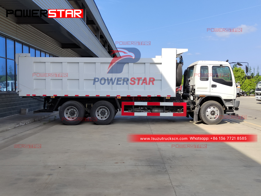 Caminhão basculante basculante de Japão ISUZU FVZ FVR com movimentação à esquerda 10 rodas 6X4 8X4