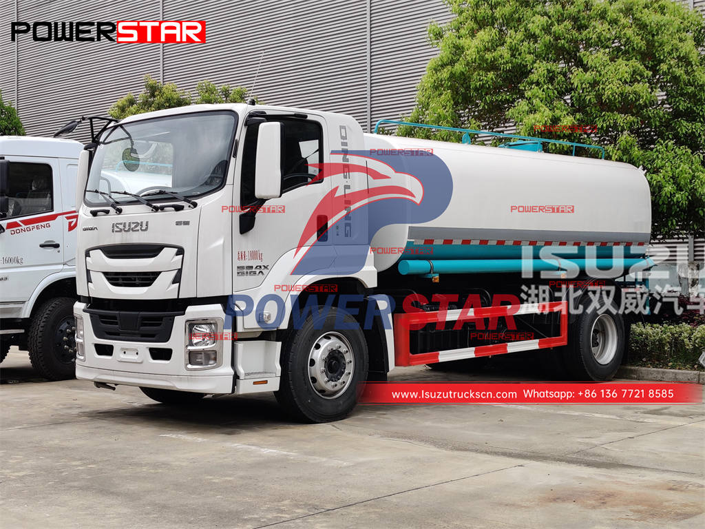 Caminhão tanque de água ISUZU GIGA 4×2 ao melhor preço