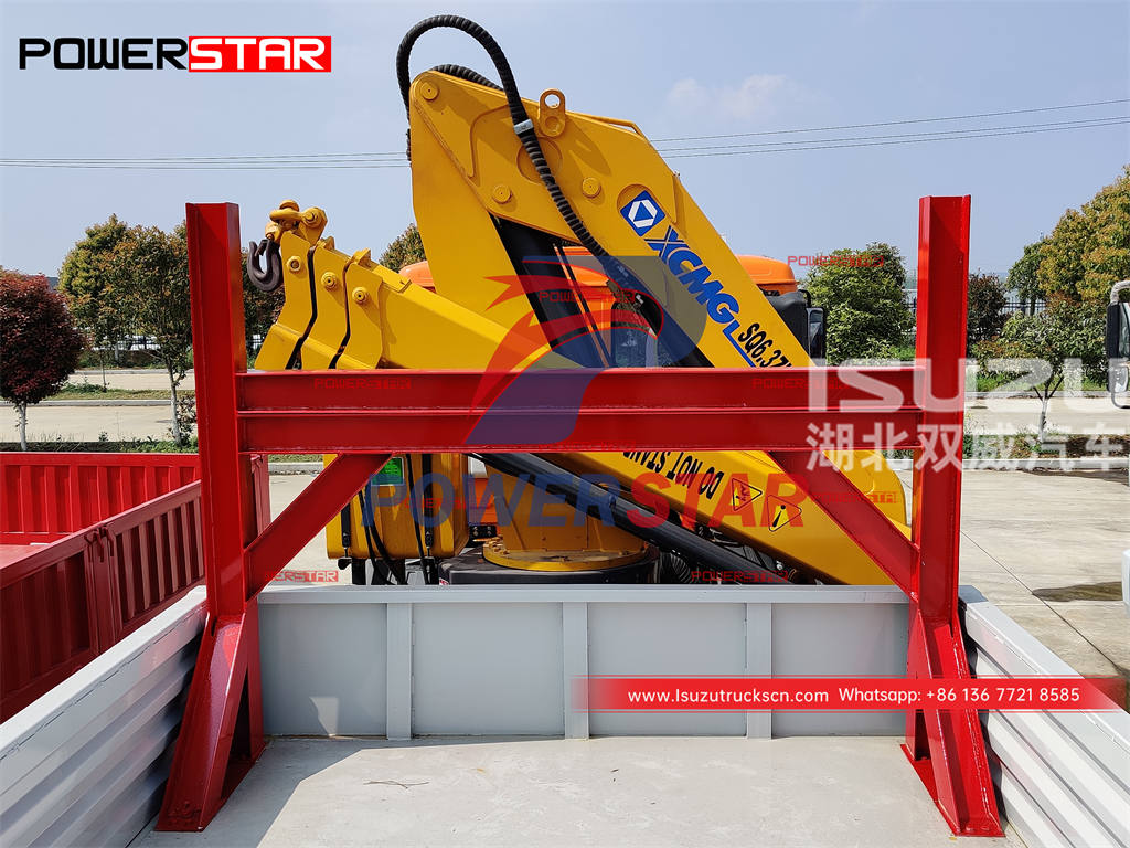 Factory direct sale ISUZU FVR 6 wheeler crane truck