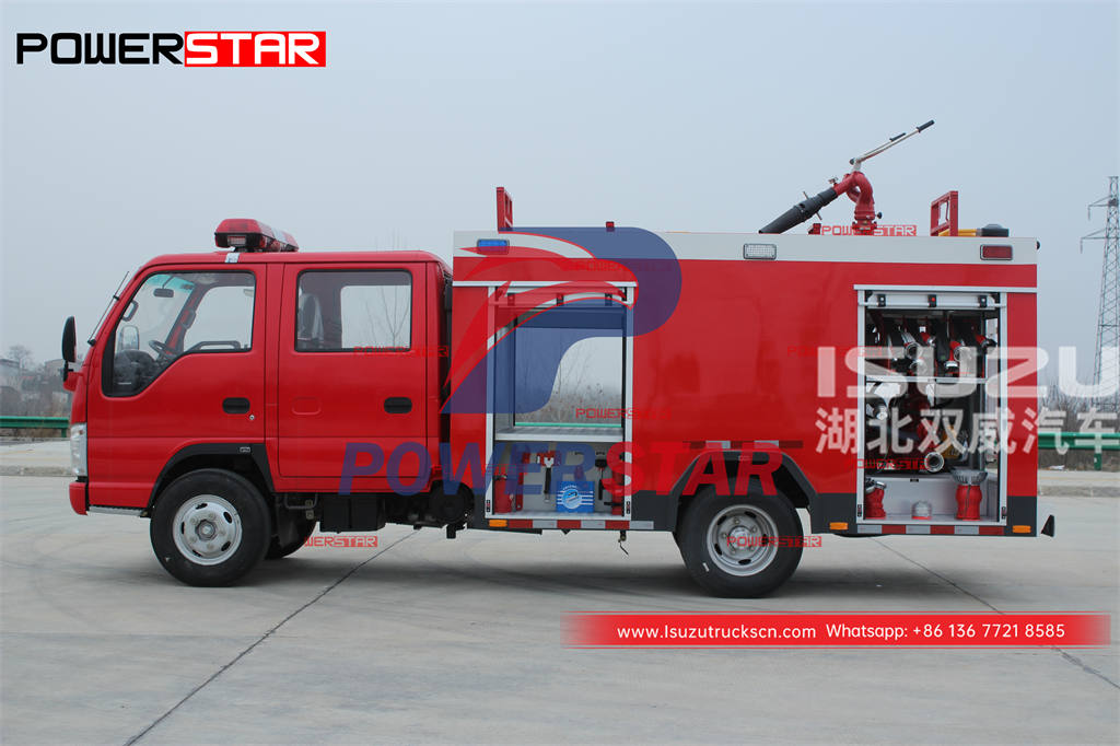 ISUZU ELF 100P 4Ã—4 AWD 2000 liters water fire engine on sale