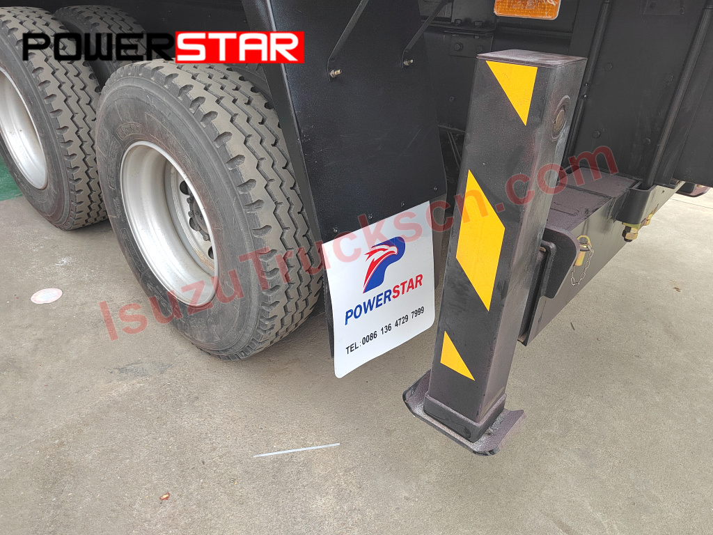 Philippines ISUZU 8X4 GIGA Straight Boom Crane truck with Palfinger SPS25000