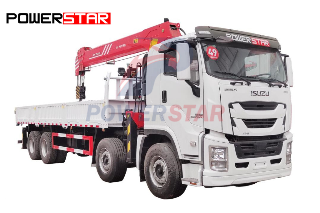 Caminhão ISUZU GIGA 12 rodas com guindaste palfinger SPS25000