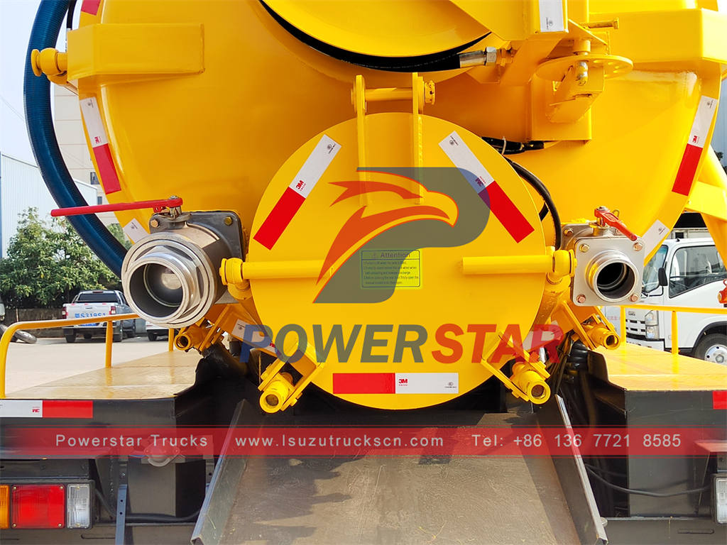 Custom-made ISUZU sewer cleaning jet/vac vehilces at best price