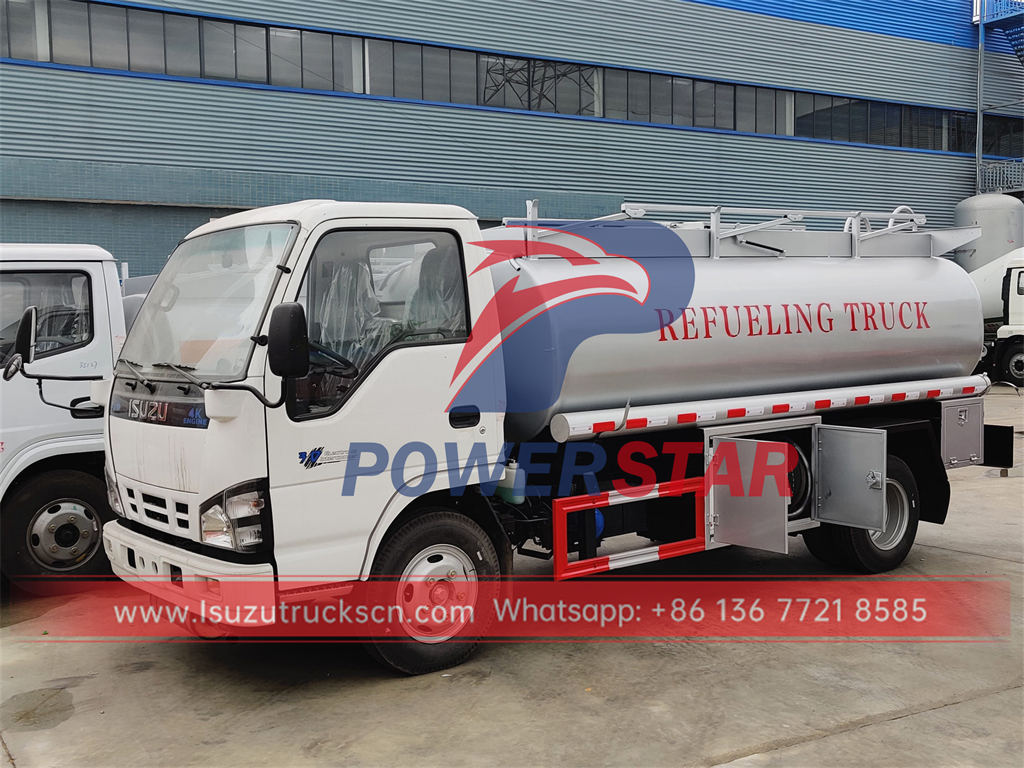 Factory outlet ISUZU 600P 5000L fuel bowser