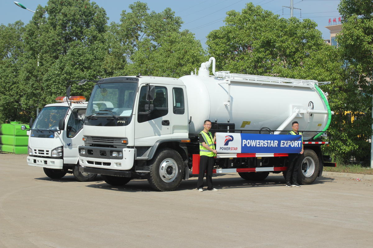 Caminhão de vácuo Isuzu FTR4hk1-tc50 das Filipinas Caminhão destruidor de recuperação Isuzu NKR 600P