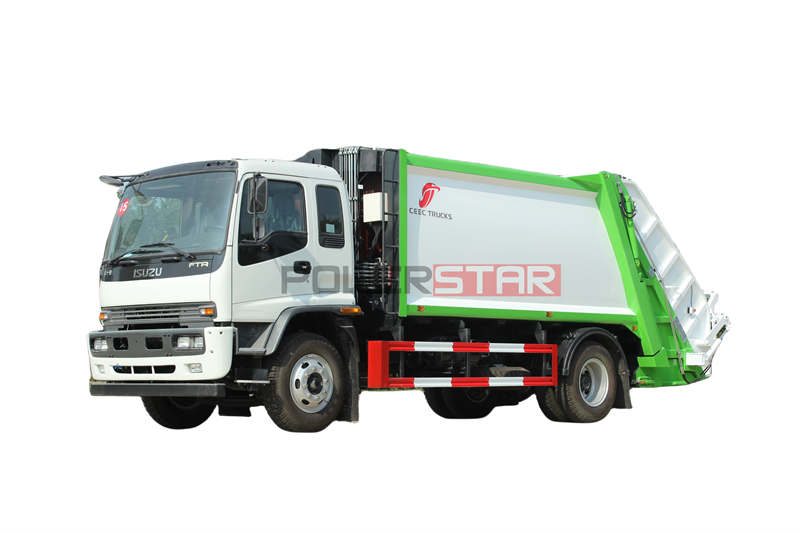 Caminhão compactador de lixo Isuzu FTR