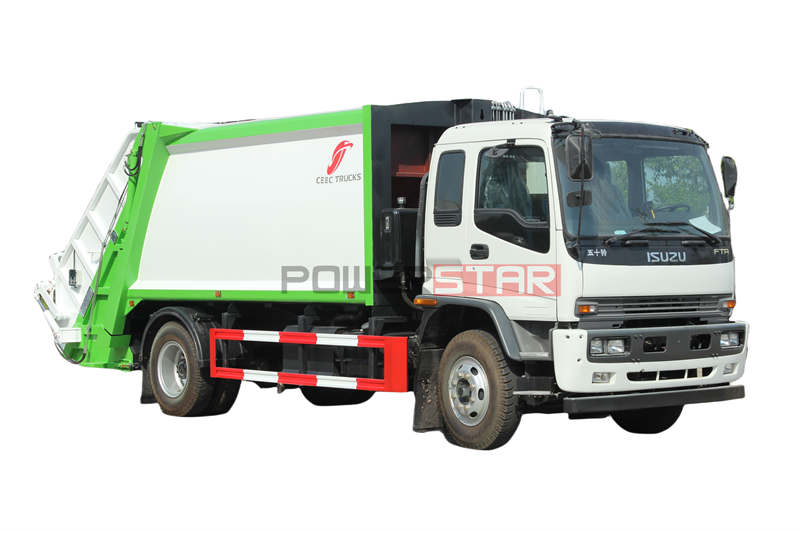 Caminhão compactador de lixo Isuzu FTR