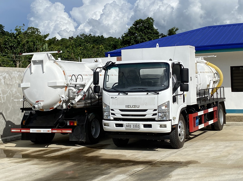 Caminhões de esgoto a vácuo ISUZU para Filipinas