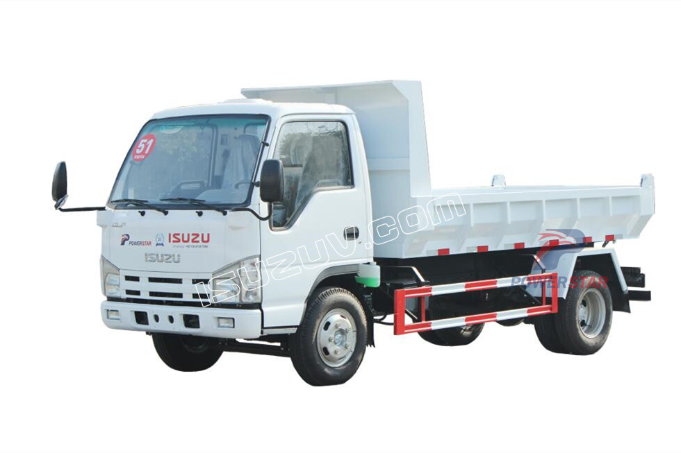 Japão 2ton 3ton Isuzu 4KH1 98HP Caminhão basculante basculante